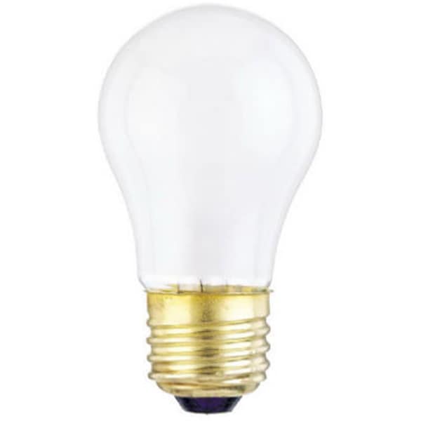 Westinghouse 15W- 15A15-2 120V Frosted Finish Appliance Light Bulb, 2PK 786903 - main